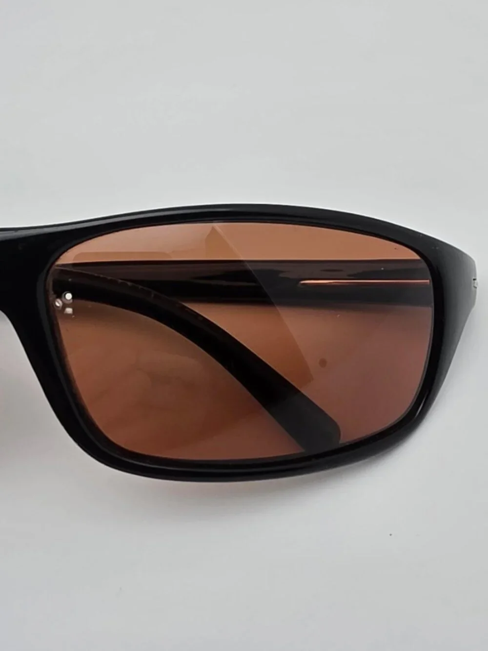 Serengeti 6835 Pisa Black Frame Amber Drivers Glass Lens Sunglasses w Case Italy